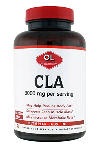 Olympian Labs CLA, 3000 mg per serving, 30 Servings, (Pack of 2)