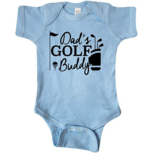 inktastic Dad s Golf Buddy Infant Creeper 18 Months Light Blue 26877