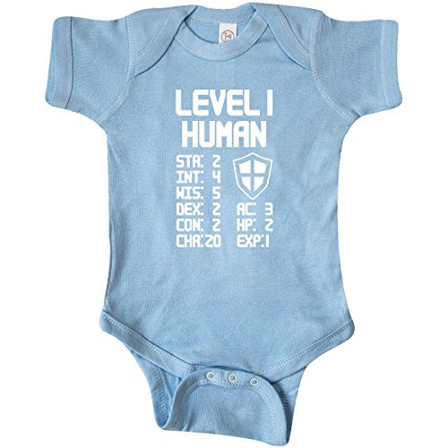 inktastic Level 1 Human Infant Creeper Newborn Light Blue 28f5f