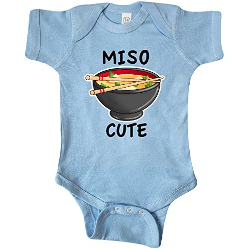 inktastic Miso Cute with Miso Soup Infant Creeper 6 Months Light Blue 29586