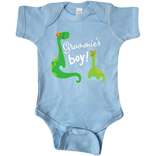 inktastic Grammie Boy Grandson Gift Infant Creeper 6 Months Light Blue 2b274