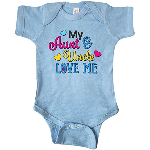 inktastic My Aunt and Uncle Love Me Infant Creeper 6 Months Light Blue 2f639 inktastic My Aunt and Uncle Love Me Infant Creeper 6 Months Light Blue 2f639