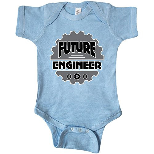inktastic Future Engineer Boys Girls Infant Creeper Newborn Light Blue 30407