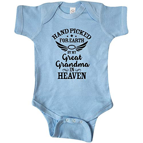 inktastic Handpicked for Earth by My Infant Creeper Newborn Light Blue 37291