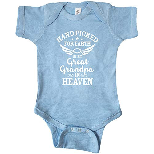 inktastic Handpicked for Earth by My Infant Creeper Newborn Light Blue 37292