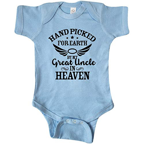 inktastic Handpicked for Earth by My Infant Creeper 6 Months Light Blue 37295