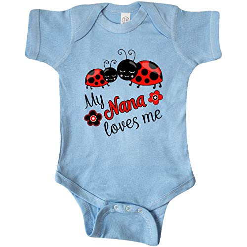 inktastic My Nana Loves Me with Cute Infant Creeper 24 Months Light Blue 391fa