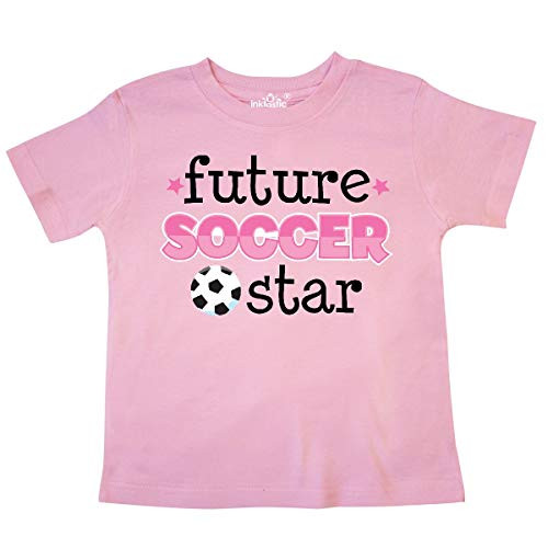 inktastic Future Soccer Star Girls Toddler T-Shirt 5-6 Pink Ed8c inktastic Future Soccer Star Girls Toddler T-Shirt 5-6 Pink Ed8c