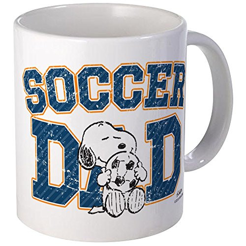 CafePress Snoopy Soccer Dad Mug Unique Coffee Mug  Coffee Cup