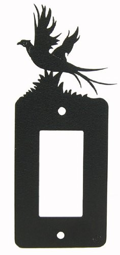 Innovative Fabricators  Inc. Pheasant GFI Rocker Light Switch Plate Cover
