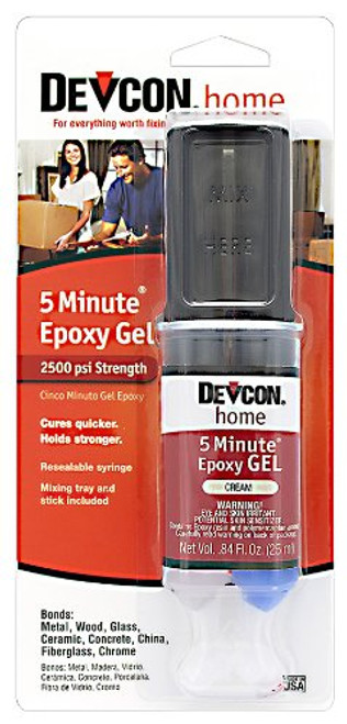 Devcon -21045-6PK- 5-Minute Epoxy Gel - 25 ml Dev-Tube  -Pack of 6-