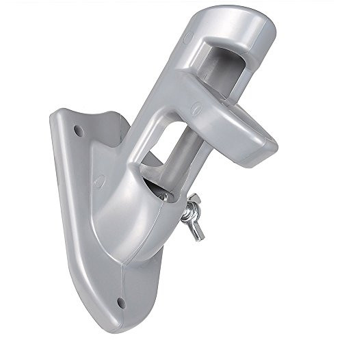 Yeshom 2 Positions 1 inch Flag Pole Bracket Wall Mount Flagpole Holder Home Outdoor