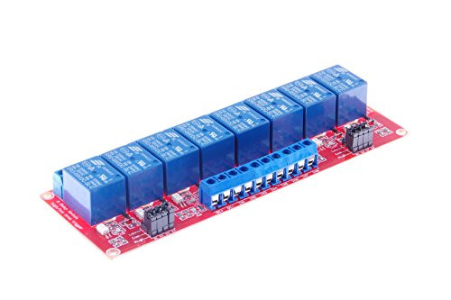 KNACRO 8-Channel 10A Relay Module DC 24V with Optocoupler Isolation High Low Level Triger for Arduino-DC 24V 10A  8-Channel-