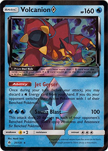 Volcanion Prism Star - 31 131 - Holo Rare - Forbidden Light