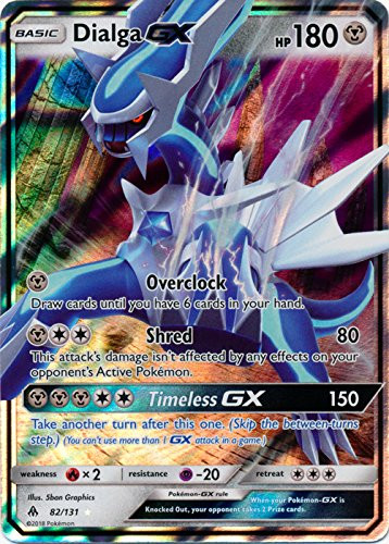 Dialga GX - 82 131 - Ultra Rare GX Forbidden Light