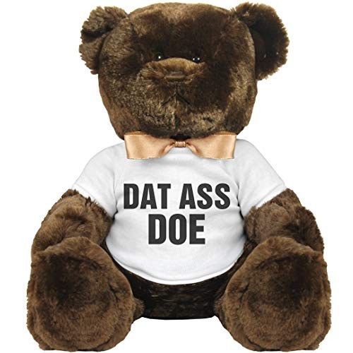 Customized Girl Dat Ass Doe Girlfriend Gift Bear  8 Inch Teddy Bear Stuffed Animal