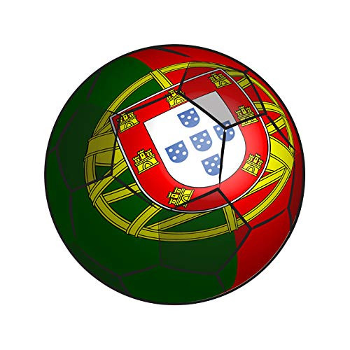 Portugal Soccer Ball Sticker Decal Self Adhesive FA Graphix Portuguese Flag Football