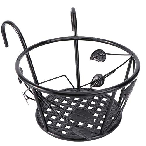 YARNOW Wall Hanging Planter Iron Hanging Baskets Flower Pot Holder Plant Holder Over The Rail Metal Fence Planters for Fence Patio Balcony Porch