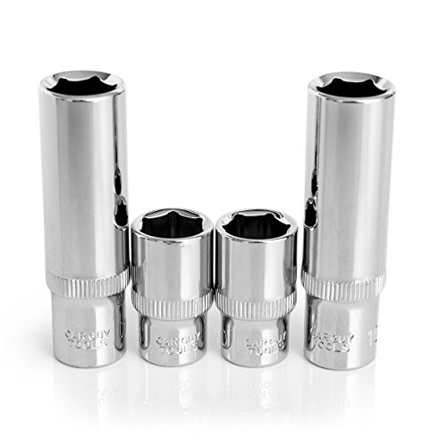 Car Guy Tools 10mm Socket Four Pack -1 4 inch Drive  6pt  Shallow and Deep-