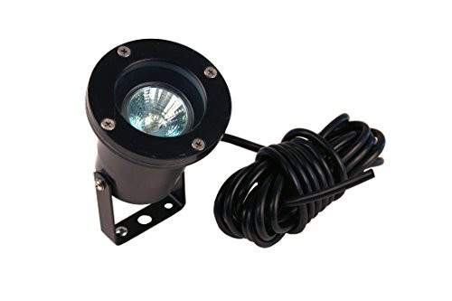 Landscape Lighting 6W LED 12V Underwater Pond Garden Spot Light - Black