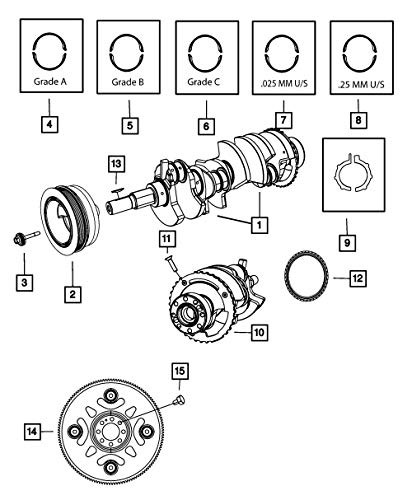 Mopar 5302 0788AB  Engine Crankshaft Seal