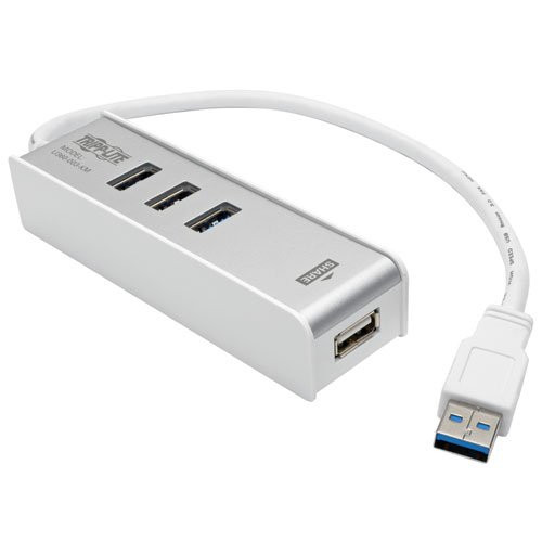 Tripp Lite 3-Port USB-A 3.0 SuperSpeed Hub with Keyboard/Mouse Sharing & File Transfer, USB 3.0 Type-A (U360-003-KM)