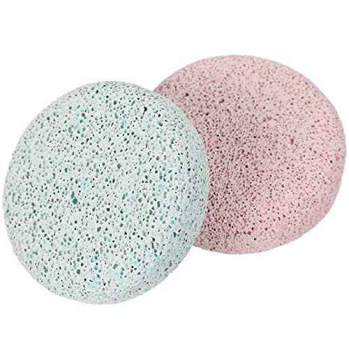 HEALLILY 2pcs Foot Pumice Stone Foot Callus Remover Stone Pedicure Tool Hard Dry Dead Skin Exfoliating Foot File Scrubber for Exfoliation Feet Elbows Knees Dead Skin
