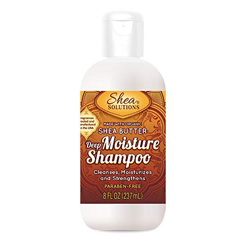 Shea Solutions Shampoo  Cleansing  Strengthening  and  Deep Moisturizing with Shea Butter 8 Oz.