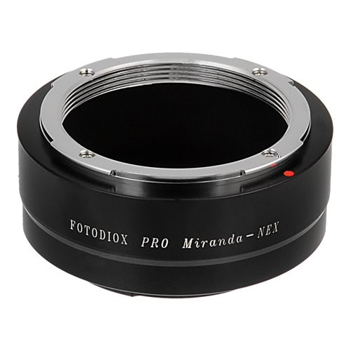 Fotodiox Pro Lens Mount Adapter - Miranda (MIR) SLR Lens to Sony Alpha E-Mount Mirrorless Camera Body