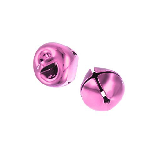 uxcell Jingle Bells 10mm 0.39-Inch 100pcs Craft Bells Bulk DIY Bells for Christmas Festival Decoration Party Home Light Pink uxcell Jingle Bells 10mm 0.39-Inch 100pcs Craft Bells Bulk DIY Bells for Christmas Festival Decoration Party Home Light Pink