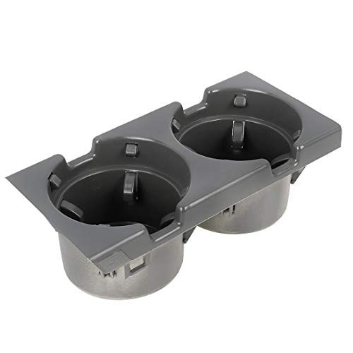 X AUTOHAUX Car Center Console Cup Holder 51168248504 Gray for BMW E46 1999-2005