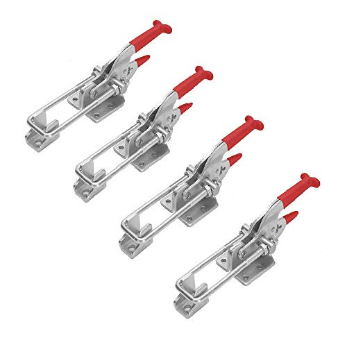 4-Pack 2000lbs Accessbuy Capacity Heavy Duty Adjustable Latch U Bolt Self-lock Toggle Clamp -4PCS-