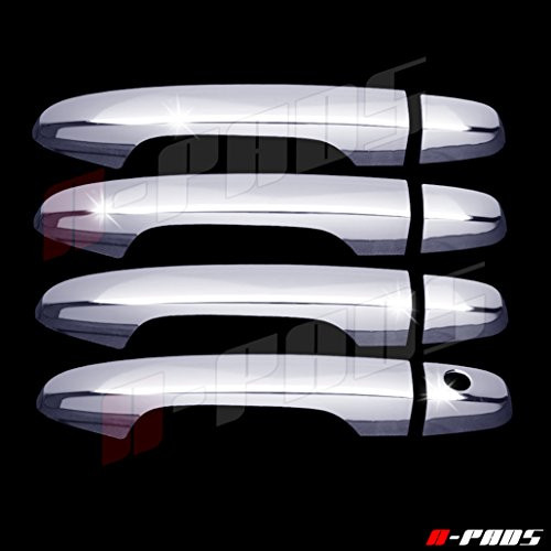 A-PADS 4 Chrome Door Handle Covers for Honda CR-V 2012-2016 - WITHOUT Passenger Keyhole CRV
