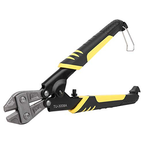 Bolts Cutter  Ergonomic Hand Tool Non?Slip Handle Mini Heavy?Duty Chrome Vanadium Steel 8?Inch