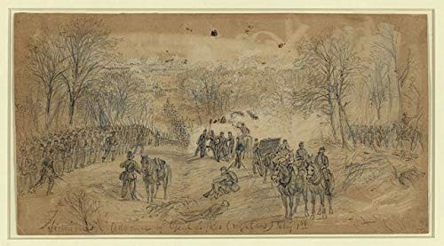 HistoricalFindings Photo  Victorious Advance General Sykes American Civil War Alfred Rudolph Waud 1863
