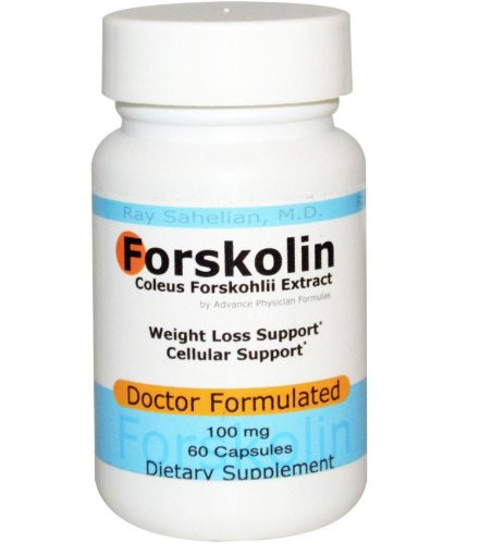 Advance Physician Formulas  Inc  Forskolin  Coleus Forskohlii Extract  100 mg  60 Capsules  Ray Sahelian  MD  Rapid Belly Melt -60 Capsules-