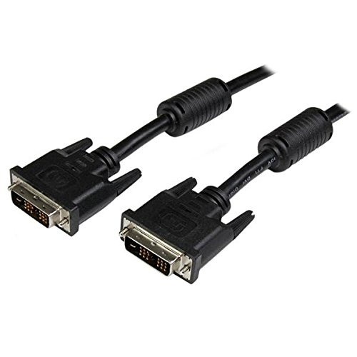 StarTech.com DVI Cable - 35 ft - Single Link - Male to Male Cable - 1920x1200 - DVI-D Cable - Computer Monitor Cable - DVI Cord - DVI to DVI Cable StarTech.com DVI Cable - 35 ft - Single Link - Male to Male Cable - 1920x1200 - DVI-D Cable - Computer Monitor Cable - DVI Cord - DVI to DVI Cable
