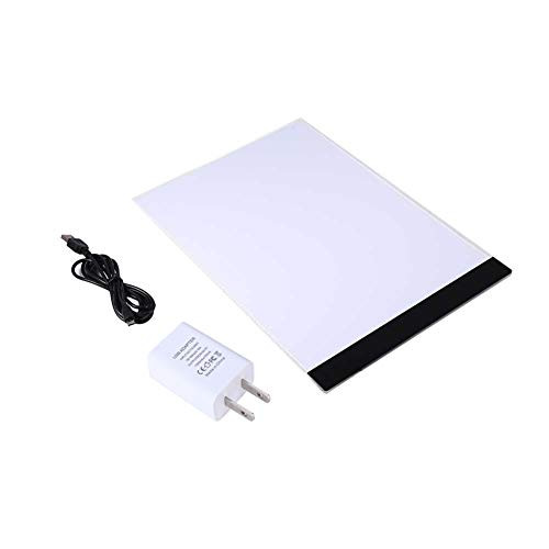LED Light Box  1pc A4 LED Art Stencil Board Light Pad Tracing Drawing Table Board for Artists Drawing and Sketching