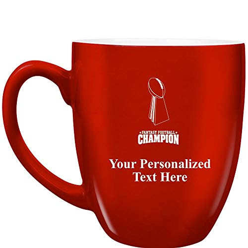 Fantasy Football Personalized Coffee Mug  Football Champion Coffee Mug Gift  Add Your Custom Text
