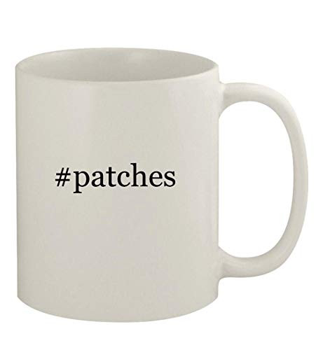 patches - 11oz Ceramic White Coffee Mug  White
