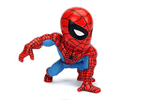 Jada Toys Metals Marvel 4" Classic Figure - Spiderman (M250) Toy Figure Jada Toys Metals Marvel 4" Classic Figure - Spiderman (M250) Toy Figure
