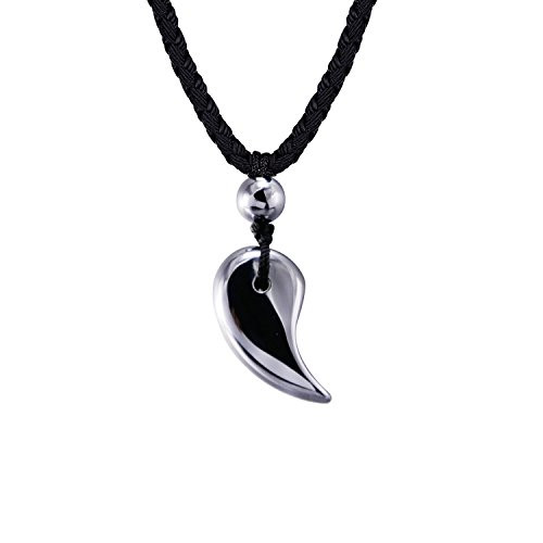 Healing Stone Necklace Stainless Steel Energy Stone Terahertz Adjustable Chakra Pendant Necklaces 27.5 inch -Common- Healing Stone Necklace Stainless Steel Energy Stone Terahertz Adjustable Chakra Pendant Necklaces 27.5 inch -Common-
