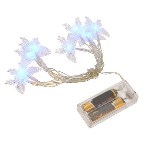 Mobestech Butterfly String Light 10 LED Battery Operated Butterfly Curtain String Lights Animal Garland Fairy Light for Valentines Day Wedding Birthday Decor No Battery Blue