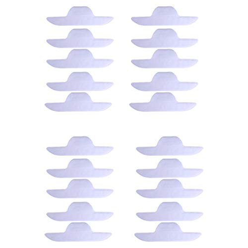 Healifty 20Pcs Underarm Sweat Pads Armpit Antiperspirant Sticker Disposable Prevention Pads Perspiration Absorbent Sticker for Collar Neck Underarm Armpit Foot