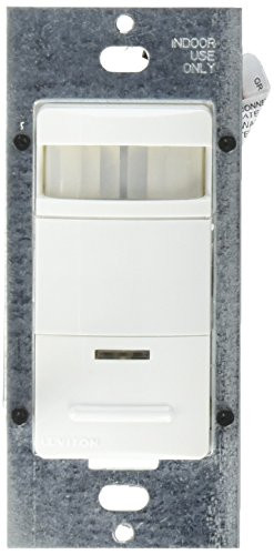 Leviton ODS06-INW Decora PIR Wall Switch Occupancy Sensor NAFTA compliant, White