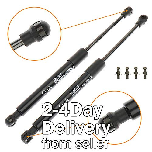 BRTEC Hood Lift Support Struts Shocks for 2004-2010 BMW E60 E61 5 Series-2004 2005 2006 2007 2008 2009 2010 525i 525xi 528i 528xi 530i 530xi 535i 535xi 545i 550i 650i M5- Gas Charged Springs