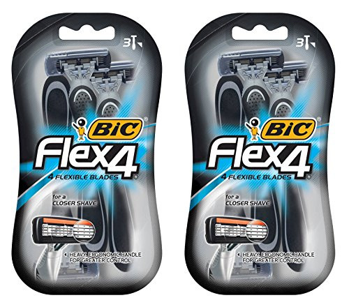 Bic Bic Flex 4 Disposable Shavers  3 each -Pack of 2-