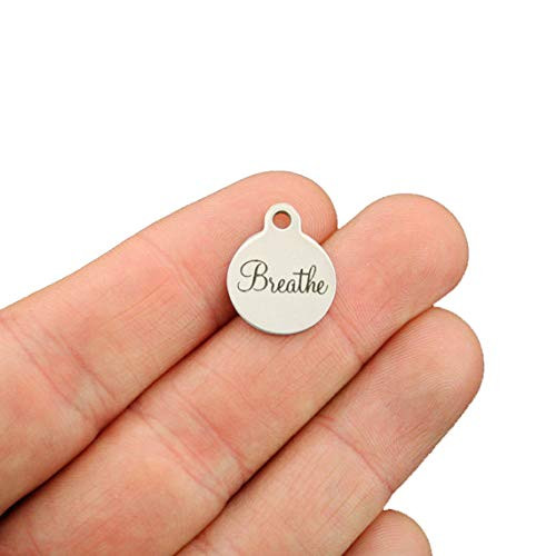 Breathe Stainless Steel Charms - Smaller Size - Exclusive Line - Quantity Options - BFS1649 Choose Quantity  1 Charm