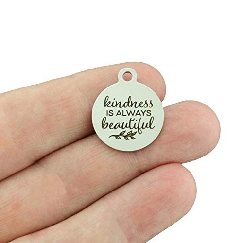 Be Kind Stainless Steel Charm - Kindness is always beautiful - Exclusive Line - Quantity Options - BFS5542