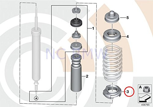 BMW Genuine Spring Pad Lower